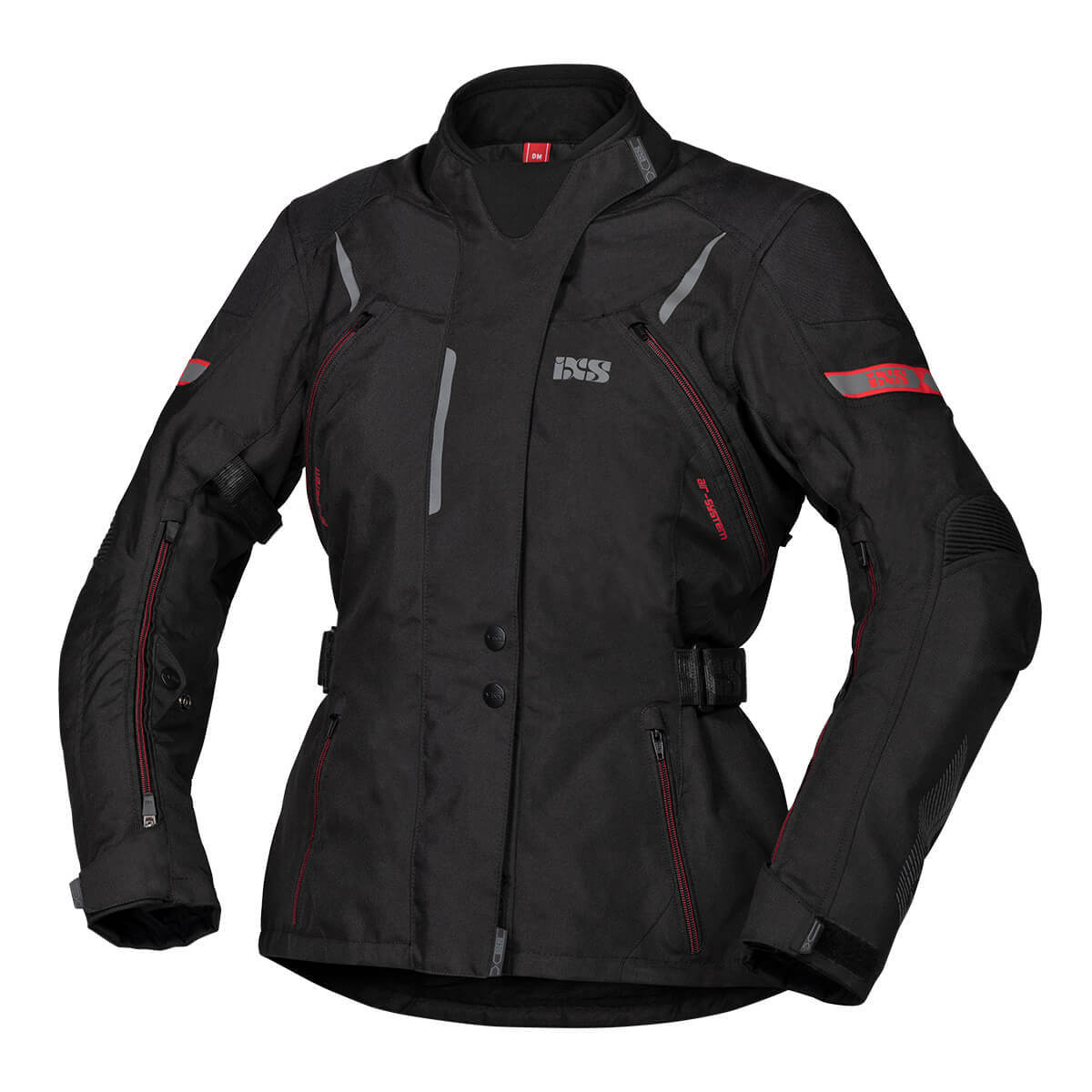 Туристическая мотокуртка IXS Tour Women Liz-ST Black-Red — в наличии в СПб